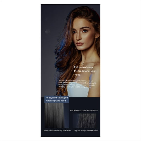 Capucha de Secador de Pelo con Interfaz Universal para Capó de Peluquería Que Sopla el Cabello Rizado, Peinado, Accesorios para Secador de Pelo,