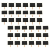 Minkissy Small Chalk Boards Mini Wood Chalkboard Signs Black 50Pcs