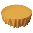 thumbnail image 2 of LA Linen Polyester Poplin Tablecloth 90-Inches Round, Gold, 2 of 2