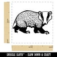 thumbnail image 2 of Curious Badger Self-Inking Rubber Stamp Ink Stamper - Blue Ink - Small 1 Inch, 2 of 7
