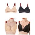 thumbnail image 4 of Women Front Closure Bra No Underwire Thin Padded Plus Size, 4 of 6