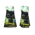 thumbnail image 3 of Bixox Cute Big-Eyed Black Cat Print Women's Sleeveless A-Line Dress with Pockets, Casual Knee-Length Tank Dress for Summer-Large, 3 of 7