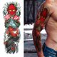 thumbnail image 1 of Etiquetas Engomadas Del Tatuaje 2 uds tatuajes falsos desechables Terror hombro tatuajes hombres mujeres para cuerpo brazo completo Wdftyju Libre de BPA, 1 of 3