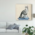 thumbnail image 3 of Trademark Fine Art 'Lady Cat I' Canvas Art by Grace Popp, 3 of 4