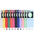 thumbnail image 1 of Slim Fit Case for Samsung Galaxy Z Flip 6 Case, Silky Liquid Silicone, Hard PC Ultra-Thin, Free Folding Precise Cutout Full Protection Protective Cove, 1 of 4