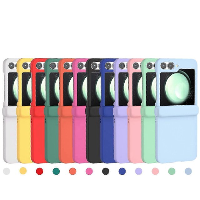Slim Fit Case for Samsung Galaxy Z Flip 6 Case, Silky Liquid Silicone, Hard PC Ultra-Thin, Free Folding Precise Cutout Full Protection Protective Cove