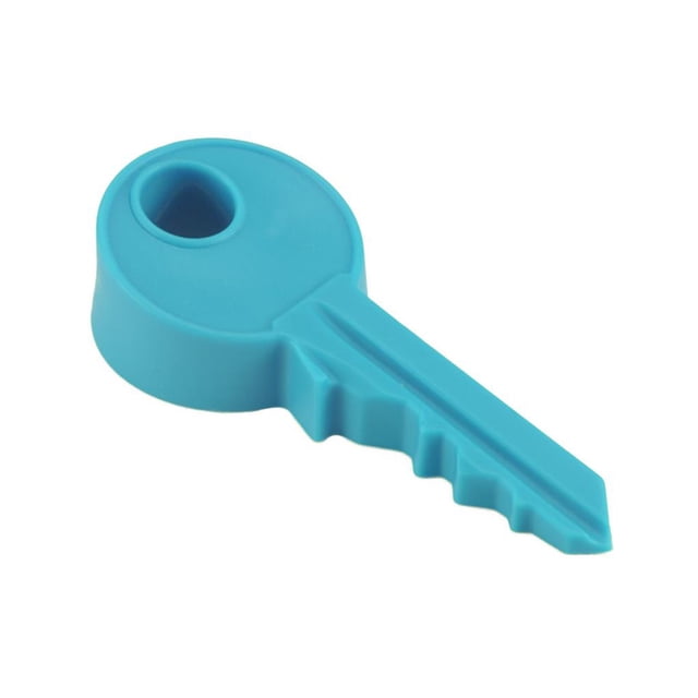Moyic Tope de puerta Gel de sílice Pequeño tope en T de seguridad pragmático Fácil de usar Gran protección Puerta Manténgase flexible al tacto Conjuntos de muebles de dormitorio Azul Moyic HA025912-01