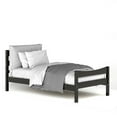 thumbnail image 6 of Gymax Twin Size Platform Bed Frame Foundation w/Headboard &Wood Slat Support Espresso, 6 of 10