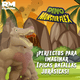 thumbnail image 4 of Dino Monster Flex Juguetes Flexibles Dinosaurios Elásticos dorado Pequeño, 4 of 7