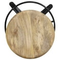 thumbnail image 3 of vidaXL Bar Stools 2 pcs 76 cm Solid Mango Wood, 3 of 4