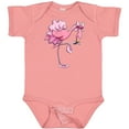 thumbnail image 3 of Inktastic Flamingo Ballerina in Tutu and Ballet Toe Shoes Boys or Girls Baby Bodysuit, 3 of 5