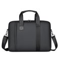 thumbnail image 1 of Maletín, bolso portátil de gran capacidad para documentos, bolso bandolera, bolso multifuncional para ordenador (gris), 1 of 3
