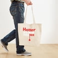 thumbnail image 4 of CafePress - Hotter By One Degree Graduation Shirt Gif Tote Bag - Unisex Canvas Tote Bag, Beige, 1-Piece, 4 of 7