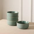 thumbnail image 2 of Earth & Clay Amber 12-Piece Dinnerware Set Stoneware, Green, 2 of 7