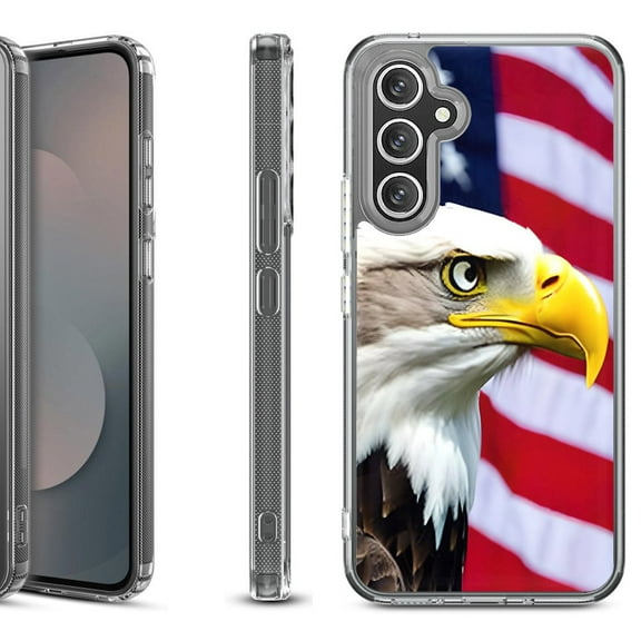 Shockproof Protective Phone Case Cover for Samsung Galaxy S25 FE, by OneToughShield - Eagle