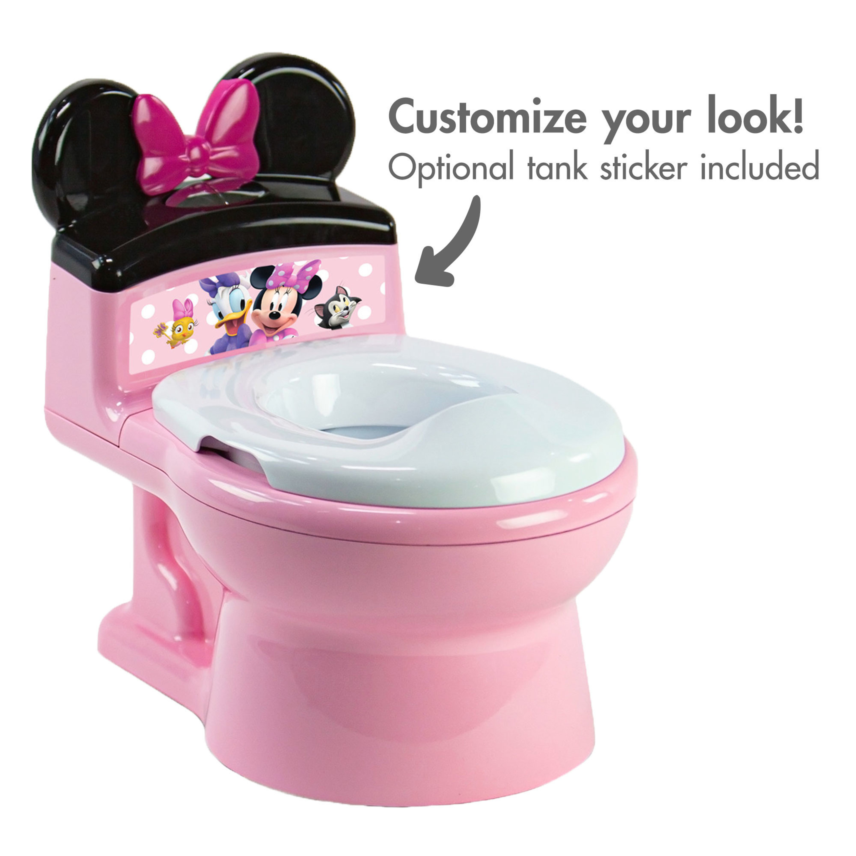 The First Years Disney Minnie Mouse 2-in-1 Potty Training Toilet, Toddler Toilet and Training Seat - image 3 of 9