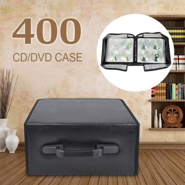 Hama 2x 40 Space CD DVD Blu Ray Disc Carry Case Holder Wallet Protector Storage 