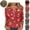Deep Red, variant on Mfakffe Christmas Womens T Shirts 3/4 Sleeve V Neck Tops Casual Christmas Graphic Shirt Loose Fit Pull on Tee