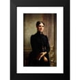 thumbnail image 2 of Giovanni Maria Rastellini 16x24 Black Modern Framed Museum Art Print Titled - Portrait of a Lady, 2 of 5