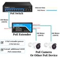 thumbnail image 5 of Revotech Extensor POE de 2 puertos Repetidor POE+ 100 metros (328 pies) Extensor 1 entrada 2 salida Cumple con el estándar IEEE 802.3af/at 10 100 Mbps para cámara POE de seguridad a través de cables C, 5 of 5