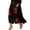 Black, variant on BByeadc Jeans for Women Floral Print High Waist Loose Wide Leg Cropped Faux Denim Jeans with Pockets,Black(XL)
