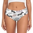 thumbnail image 1 of Fotbe Dachshund Dog Puppy Calzones Estampados para Mujer – Ropa Interior de Algodón, Cómoda, Suave y Elástica-4X-Large, 1 of 6