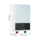 thumbnail image 2 of Calentador de agua eléctrico sin tanque: Calentador de agua instantáneo para ducha de baño - Calentamiento rápido. Incluye cabezal de ducha para el hogar. Enchufe estadounidense., 2 of 7