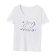 thumbnail image 3 of Camiseta De Manga Corta Para Mujer, Camiseta De Verano A La Moda Para Mochilero, Deportes, Vacaciones M, 3 of 7