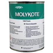 Molykote 1000 Paste 1kg Lubrication Grease Solid Lubricant for Bolted Metal Joint Anti Seize Thread Connection Fastener High Load High Temperature Brown Lead Nickel Free