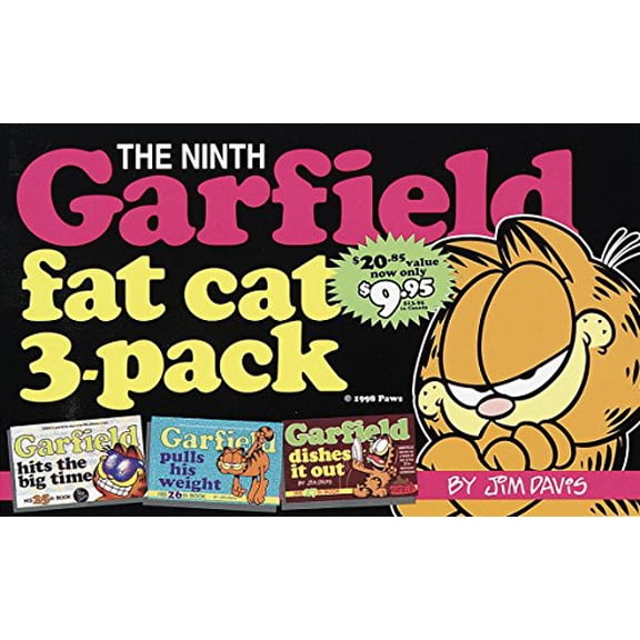 Pre-Owned Garfield Fat Cat 3-Pack #9: Contains: Garfield Hits the Big Time (#25); Garfield Pulls His Weight (#26); Gar field Dishes it Out (#27) (Paperback) 0345429036 9780345429032