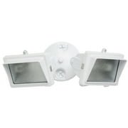 Designers Edge L57WHCA 300 Watt White Mini Halogen Double Flood Light