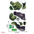 thumbnail image 3 of Wall Palz Marvel The Incredible Hulk Wall Decals - Hulk Wall Decor with 3D Augmented Reality Interaction - 29" Hulk Stickers - Marvel Bedroom Decor for Boys, 3 of 7