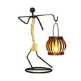 thumbnail image 1 of LSLJS Retro Wrought Iron Candle Holder Personalized Creative Table Decoration, Toothbrush Holder, 1 of 1