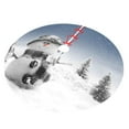thumbnail image 2 of Kll 48" Christmas Tree Skirt Snowman And Christmas Tree Xmas Tree Skirts Mat For New Year Xmas Holiday Party Indoor Outdoor Home Decoration, 2 of 9