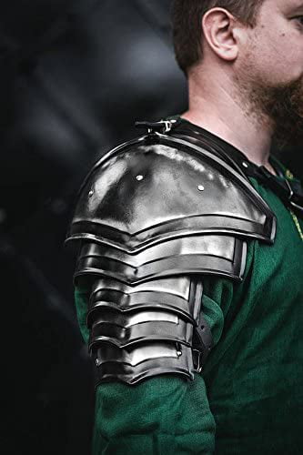 Details about   PAIR of Steel Armor Pauldrons THOR/Metal Shoulders LARP Armor/armour Handcrafted 