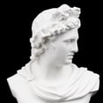 thumbnail image 4 of 11,6 pulgadas clásico griego dios del poesía cabeza busto estatua escultura romana figurita para decoración y colección SM SunniMix Figura de mitología griega, 4 of 6