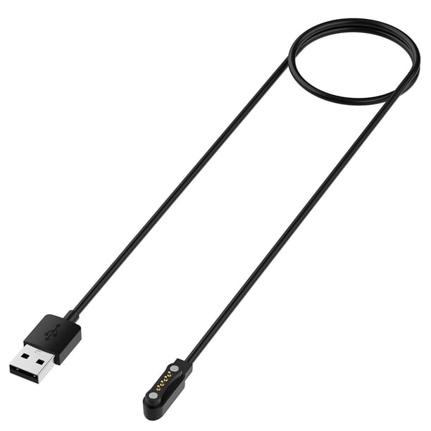 Adaptador Cargador Repuesto 1 M Cable Carga USB para Reloj para Ticwatch GTH2
