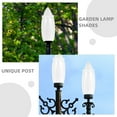 thumbnail image 2 of 2pcs Replacement Lamp Shades For Outdoor Light Fixtures Globe Light Bulb Covers White Acrylic Lamp Shade For Garden Pathway, 2 of 6