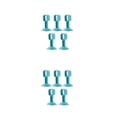 thumbnail image 3 of Wweixi 5 Pcs Poignée de Porte en Silicone Anti-Collision Faible Bruit pour Protection Ventouse Armoire Détachable Vert 2Set, 3 of 6