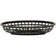 thumbnail image 2 of Tablecraft 1074 Oval Sandwich Basket, Black, Case of 12, 2 of 4