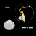 thumbnail image 1 of 100pcs Clear Earring Pads Silicone Comfort Earring Cushions For Clips On Earring, 1 of 5