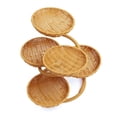 thumbnail image 4 of Soporte para frutero, cesta para servir en forma de rejilla, contenedor de almacenamiento liviano, multiusos, resistente, soporte para bocadillos para, 4 of 7