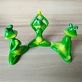 thumbnail image 2 of ICERUN 3Pcs Garden Statues,Resin Green Meditating Frog Sculpture Garden Decorations,Lifelike Texture Outdoor Statues,Style2, 2 of 7