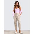 thumbnail image 3 of Pantalones deportivos CRZ YOGA Cloud Jersey para mujer, capri, 25 pulgadas, 3 of 5