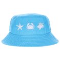 thumbnail image 5 of Panama Jack Infant Bucket Hat - Lightweight, Packable, Beach Sea Life, 2" Brim (Khaki), 5 of 6