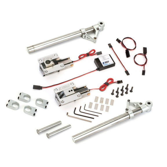 E-flite 95 Deg 30cc Main Retract Spitfire Mk IX EFLG625SP Wheels Gear Retracts & Accys