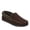 Coffee, variant on Dearfoams Men's Memory Foam Slipper Microsuede Moc Whipstitch S, Black