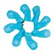 thumbnail image 4 of 8 piezas de fundas para cabezas de palos de golf de hierro, protección para accesorios deportivos al aire libre con Azul claro, 4 of 9