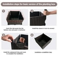 thumbnail image 6 of Superjoe Plastic Square Raised Garden Bed Kit, Planter Box with Self-watering Design for Herbs, Flowers(2 Piece Set), 6 of 7