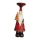 thumbnail image 3 of Candelabro de Resina Macarena con Forma de Papá Noel 12 pulgadas para Velas de Pilar, 3 of 8